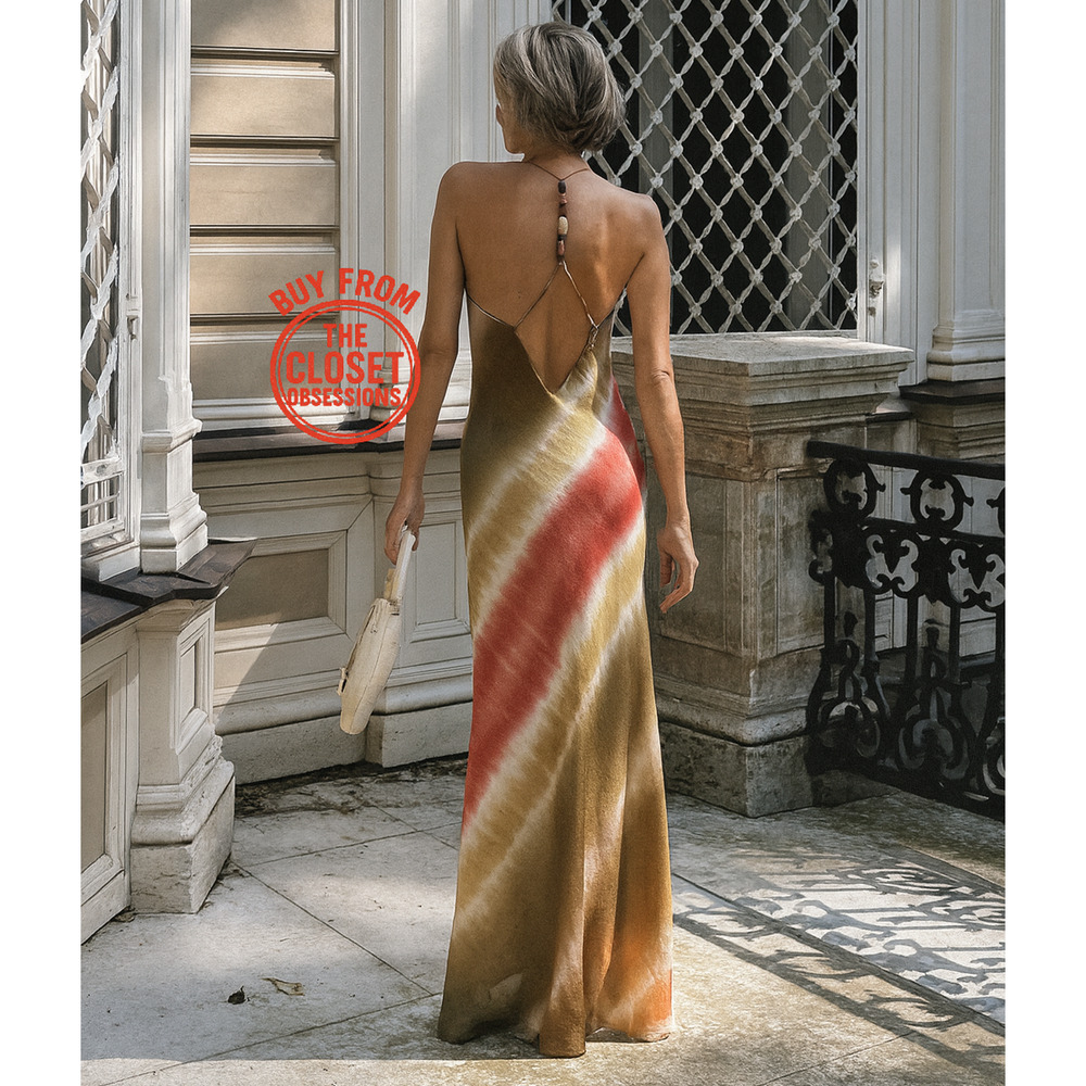 ZARA Draped Cowl Neck Lyocell Maxi Dress NWT